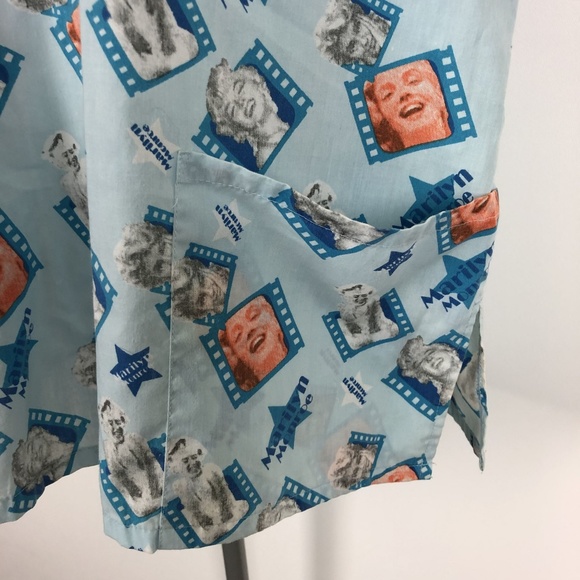 Maryland Women’s Scrub Top Size M Blue RD7 - Picture 4 of 7